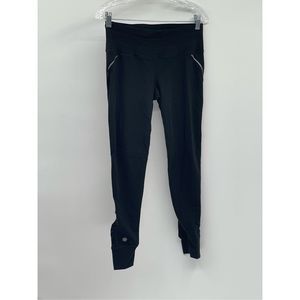 Athleta Jogger Pants Relay Tight Women Size‎ Small Black Workout Gym Athletic